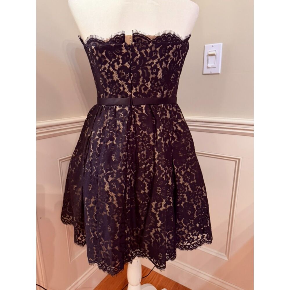 Robert Rodriguez Target Neiman Marcus Lace Strapless Cocktail Dress Size 6 - Picture 3 of 13